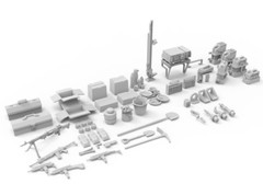 AK Interactive 1/35 IDF Accessories Israeli Israel Weapons Guns Supplies etc