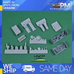 USCP 24T013 1/24 BMW M3 S50B32 Engine e36 Engine Bay Super Detail set Resin kit