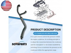 NOVAPARTS PCV Crankcase Vent Breather Hose 3-Way for BMW X3 28i 323i 328i 328xi