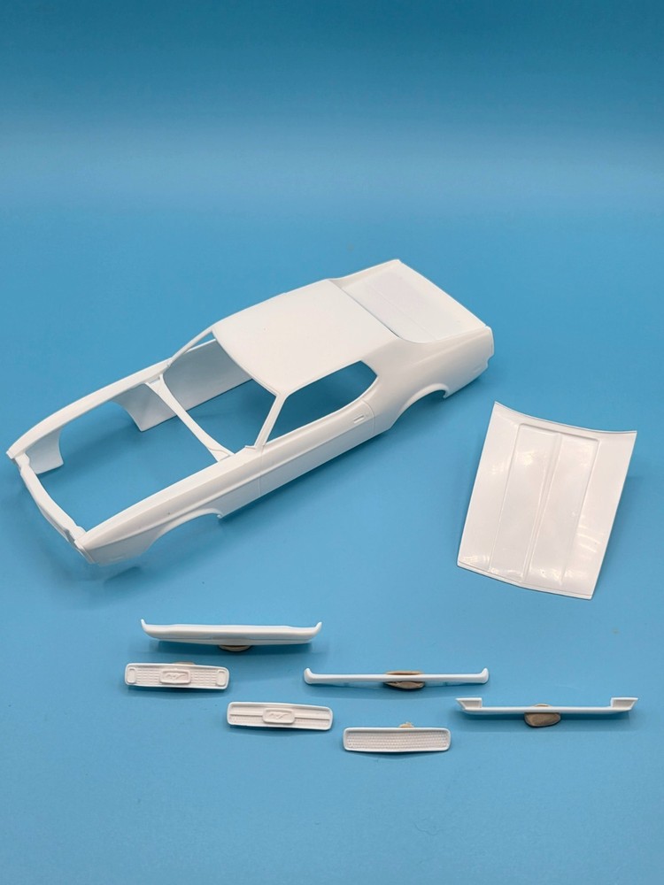 1971 – 1973 Ford Mustang Coupe 1/25th Scale Resin Cast Model Kit Cast By RCRC