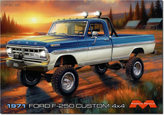 Moebius Model 1/25 1971 Ford F-250 Custom 4X4 Pickup Plastic Model MOE2567 (Auto