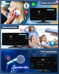 Roinvou 4K RV Backup Camera System, 10.36” Touchscreen DVR Quad Split Monitor