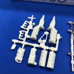 Ford Falcon Chevy 396 427 454 ENGINE W Custom Valve Covers 1:25 LBR Model Parts