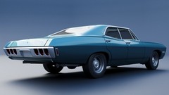 3d Printed 1/25 1968 Chevrolet Impala 4 Door Model Kit