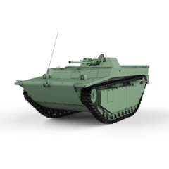 SSMODEL SS35670 1/35 Military Model Kit France LVT-4/40mm Bofors Light Tank