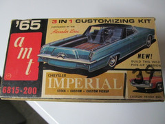 1965 Chrysler Imperial AMT Model car empty box