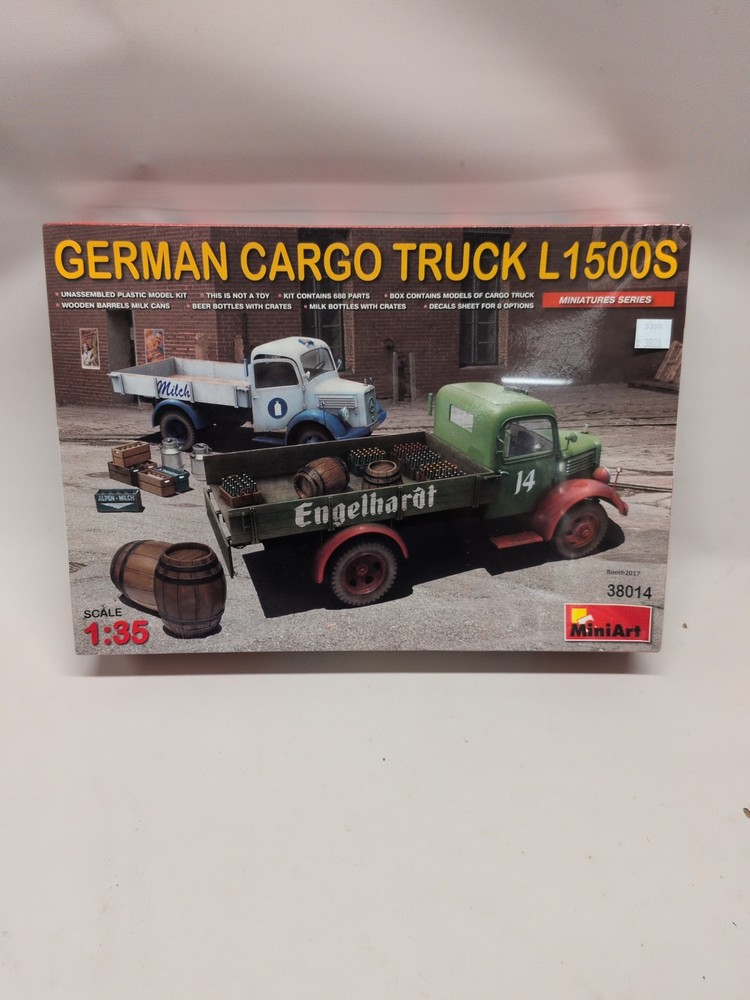 MiniArt 38014 Scale 1:35 German Cargo Truck L1500S Factory Sealed
