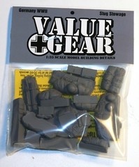 1/35 German WWII “Tank Bits 1” Stug Set #10 (16 Pieces) – Value Gear Resin