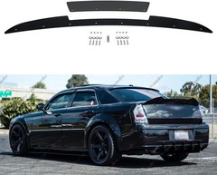 2 Pieces Rear Wickerbill Spoiler Compatible with 2005-2010 Chrysler 300 SRT,