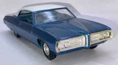 MPC Promo 1969 Pontiac Bonneville 2Dr HT 1/25 Warwick Blue w/White Top XLNT-NM