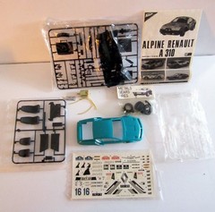 Nichimo 1/24 International Rally Tuned Car, ALPINE RENAULT A310, Complete