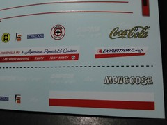 Mongoose Cuda 1969 Barracuda Funny Car 1/25 Tom McEwen Waterslide Decal Sheet