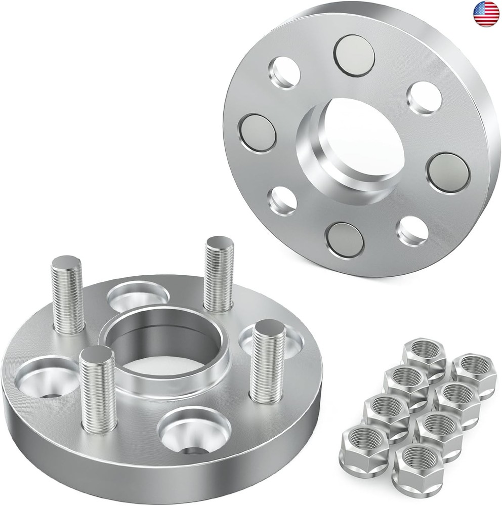 Cmd motoring 1″ (25mm) 4×100 4×3.9 Wheel Spacers -Hub Centric Forged 6061-T6