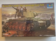 Trumpeter 00360 KV-1 Model 1942 Lightweight Cast Tank 1/35 Factory Sealed