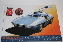 AMT Piranha Super Spy Car Model Kit New
