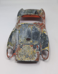 1957 Ferrari Testa Rossa Le Mans DieCast Metal Kit #7007, Bburago (1983) Parts
