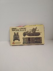 Ahm Armor 1:72 #552 German Sd. kfz.7/1 8 Ton Half Track Quad 20mm AA NIB 1974