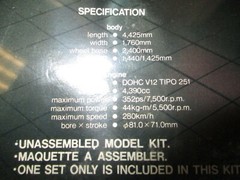 FUJIMI Ferrari 365GTS/4 Daytona Spyder 1/24 UNOPENED ORIGINAL PACKAGE WRAPPED