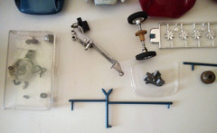 VTG MONOGRAM 1/24 SLOT CAR SCARAB RACING F1 FORMULA 1 W/BOX + EXTRA BODIES at