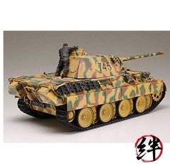 Tamiya 1/35 No. 345 German Army Medium Tank Panther D Plastic Model 35345