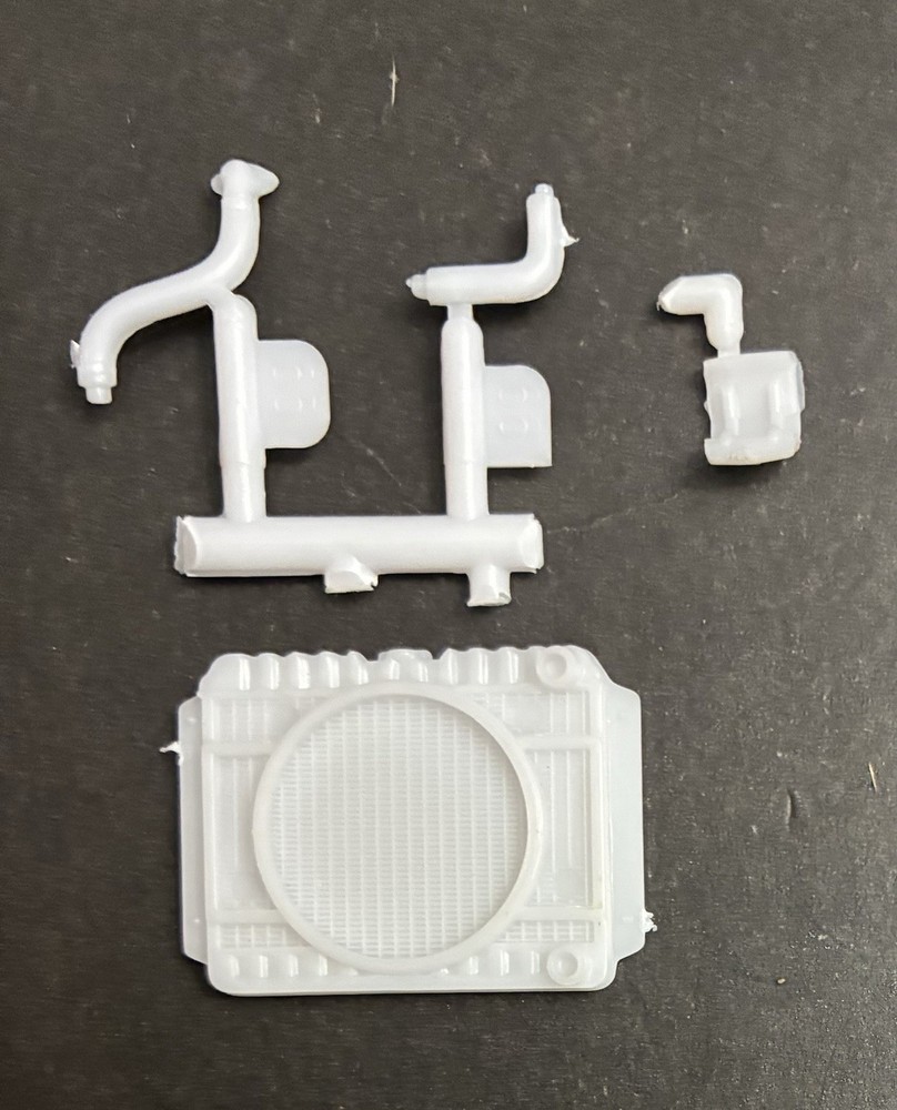 65 Impala Foose RADIATOR , HOSES 225 1653 Model Car Parts COMBINE