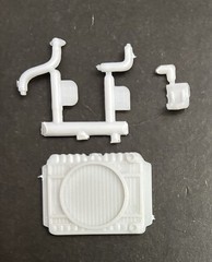 65 Impala Foose RADIATOR , HOSES 225 1653 Model Car Parts COMBINE