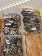 Vintage Model Motorcycle Parts Lot Misc