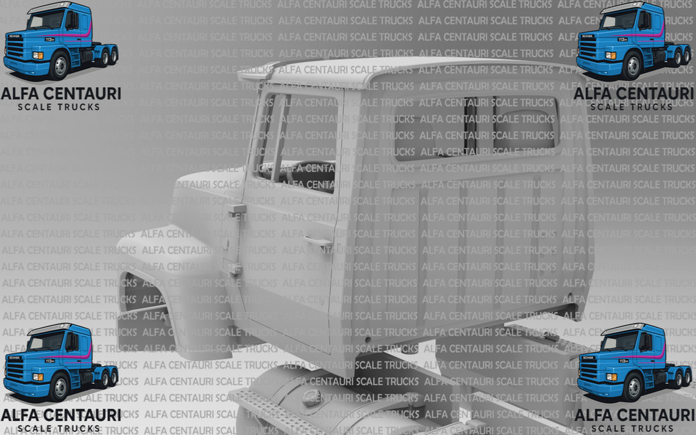 1/25 printed FORD L / LN 8000 / 9000 105.3 BBC Day cab by Alfa Centauri