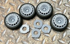 Resin 20 Inch: “Porsche Extreme Aero Disc”Model car Wheels/Tires 1/24 1/25 scale
