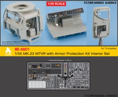 1/35 MK.23 MTVR with Armor Protection Kit Interior Detail Set for Trumpeter