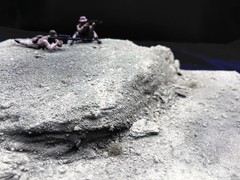 1/35 Scale Military Diorama Base Terrain Display Model Soldiers Figures Diecast