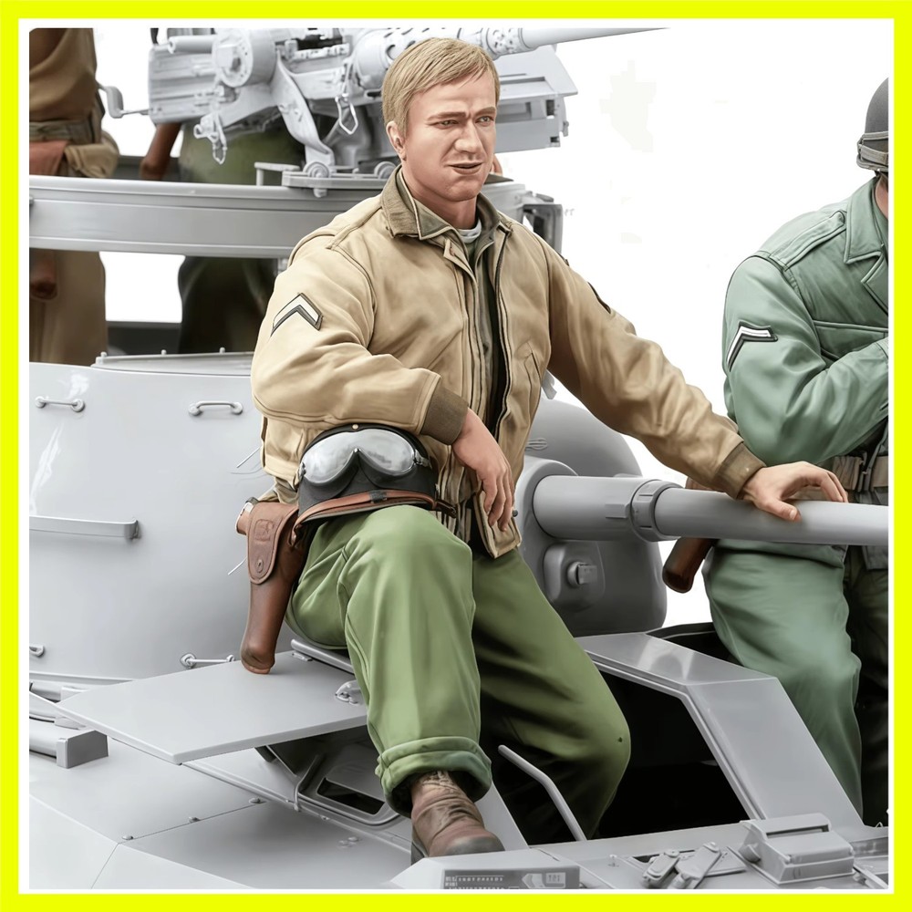 1/16 Resin Model Kit GK, Tank Member Soldier 1 Person, Unpainted
