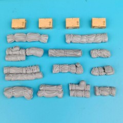 Diorama 1/16/35/48/72 Tank External Package Set Military Equipment Accessories