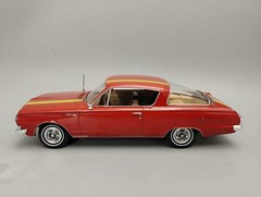AMT1431 PLASTIC MODEL KIT 1965 PLYMOUTH BARRACUDA 1/25 SCALE NEW IN SEALED BOX