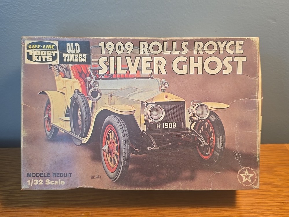 1967 LIFE-LIKE HOBBY KITS OLD TIMERS ROLLS ROYCE SILVER GHOST 1909