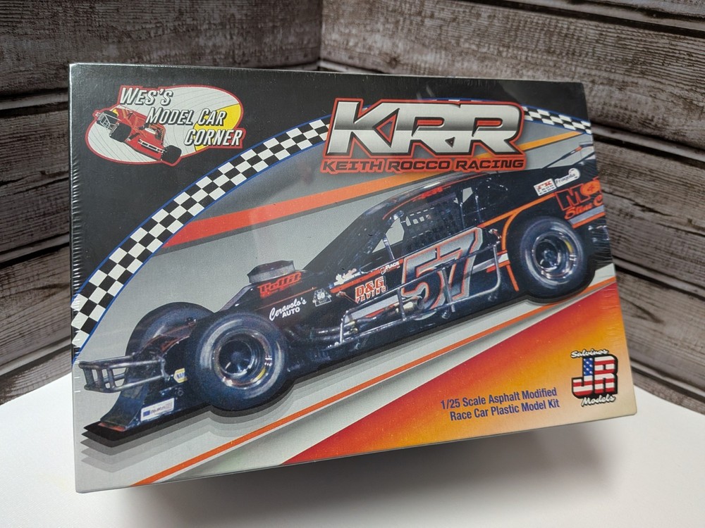 Salvinos Jr KRR Racing Asphalt Modified Race Car Model Kit Sealed