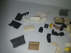 AMT Revell monogram 1/24 1/25 Assortment Seats Junkyard Plastic Model Parts