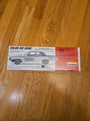 Lindberg Color Me Gone 1964 Dodge 330 Super Sport 1/25 Scale Car Model Kit