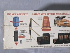 Vintage MPC 1/25 1975 CORVETTE COUPE CUSTOMIZING 1-7505 FACTORY SEALED 70s MINTY