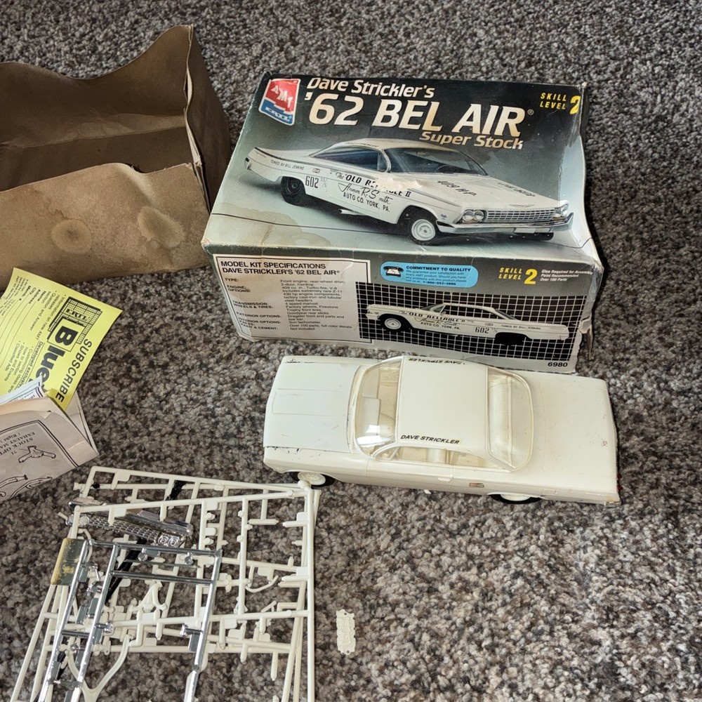1993 AMT Dave Strickler’s ‘62 Bel Air Super Stock Model Kit Built