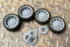 Resin 21/20 Inch: “Raceline Cheyenne” Model car Wheels/Tires 1/24 scale