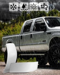 2Pcs Roof Corner Cab Covers Molding Trim Upgraded Sealed Fit for Ford F-250 F-35