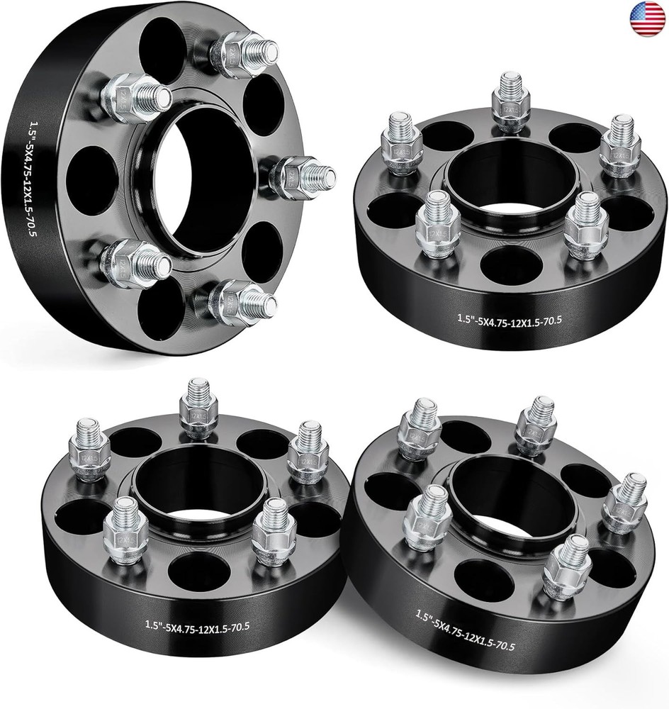 EVIL ENERGY 5×4.75 Wheel Spacers 1.5 inch Compatible with Chevy S10 1982-2004,