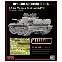 Rye Field Models RM-2055 1:35 T-55A Medium Tank Mod. 1981 Resin Kit