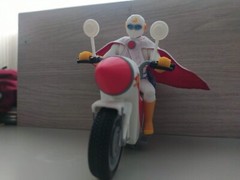 Gekko Kamen, Moonlight Mask, Capitán Centella and Bike 1/12 Scale 8,5 Inches