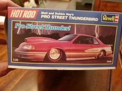 Hot Rod Matt and Debbie Hay’s Pro Street Thunderbird 1:25 Kit 7440 New Open Box