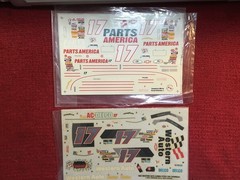 1/24 – 1/25 Vintage 1990’s Nascar Model Decals – #17 – Sold Individually