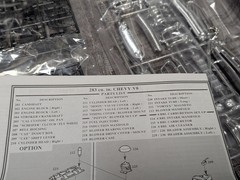 AMT Blueprinter Model Parts Pack Engines Grills Etc
