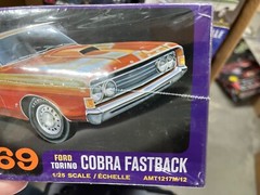 AMT 1217 1969 Ford Torino Cobra 3n1 KIT 1/25 MODEL CAR MOUNTAIN FS