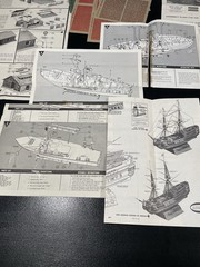 Vintage Revell Lindberg Walthers Model Kit Instructions More